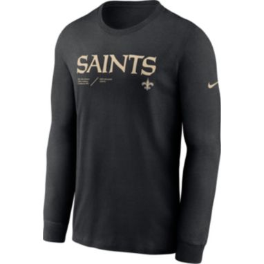 sorry, Nike Men's New Orleans Saints Sideline Dri-FIT Team Issue Long Sleeve Black T-Shirt is currently out of stock
