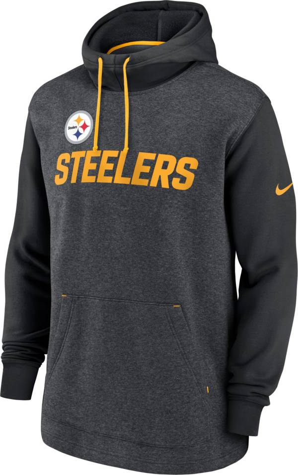 Nike Men's Pittsburgh Steelers 2-Tone Grey Surrey Hoodie product image