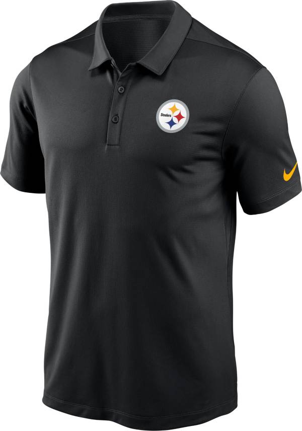 Nike Men's Pittsburgh Steelers Franchise Black Polo product image