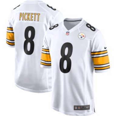 sorry, Nike Men's Pittsburgh Steelers Kenny Pickett #8 White Game Jersey is currently out of stock