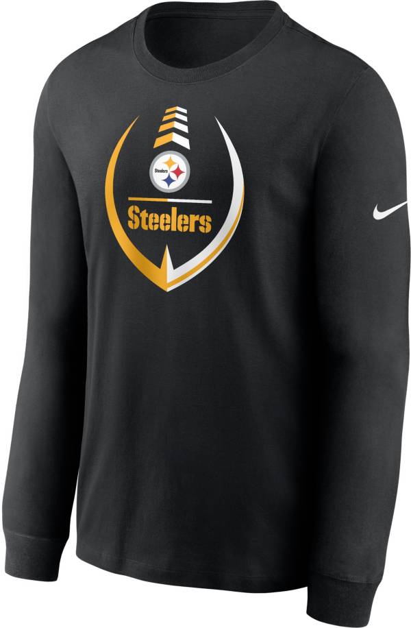 Nike Men's Pittsburgh Steelers Legend Icon Black Long Sleeve T-Shirt product image