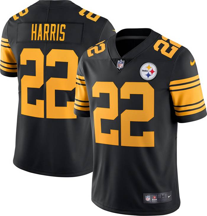 Nike Men's Pittsburgh Steelers Najee Harris #22 Vapor Limited Alternate  Black Jersey