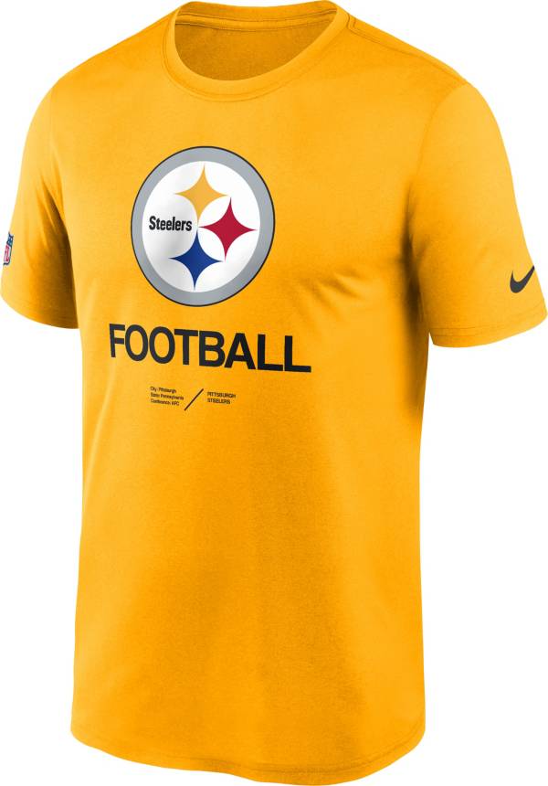 Nike Men's Pittsburgh Steelers Sideline Legend Gold T-Shirt product image