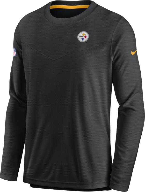 Nike Men's Pittsburgh Steelers Sideline Lockup Black Crew product image