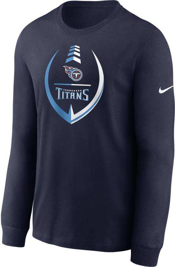 Nike Men's Tennessee Titans Legend Icon Navy Long Sleeve T-Shirt product image