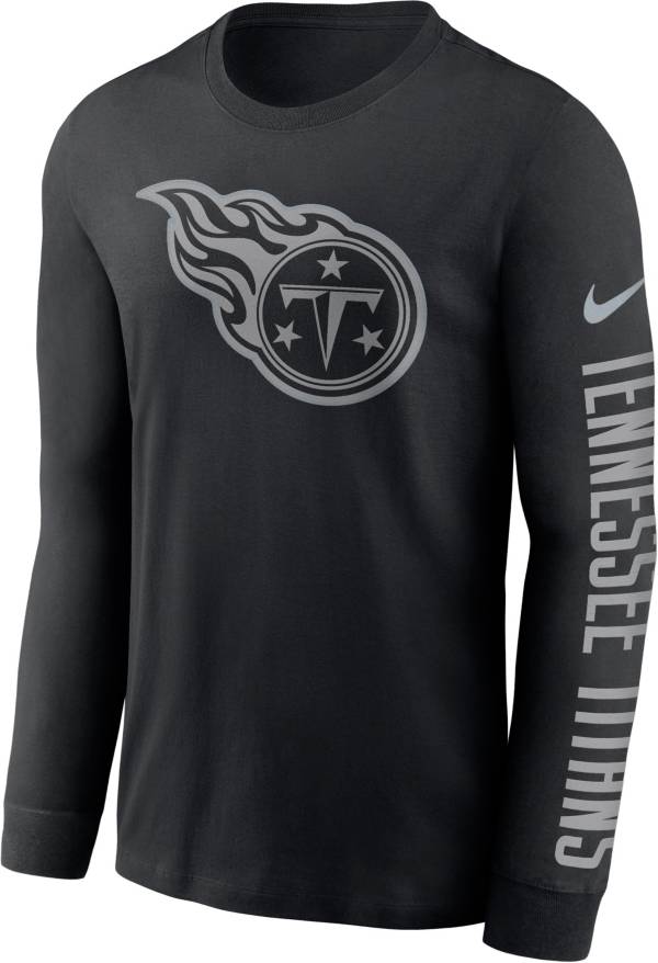 Nike Men's Tennessee Titans Reflective Black Long Sleeve T-Shirt product image