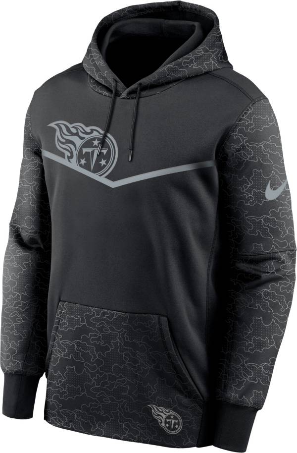 Nike Men's Tennessee Titans Reflective Black Therma-FIT Hoodie product image