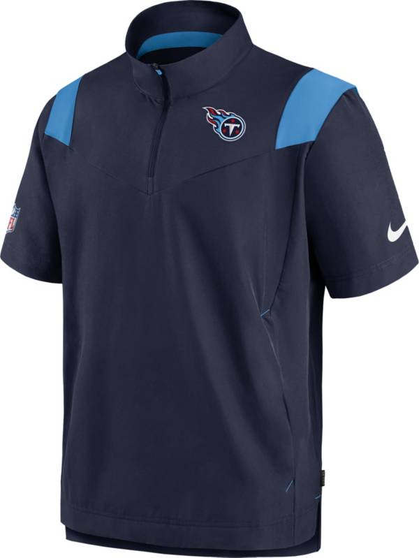Nike Men's Tennesee Titans Sideline Coaches Short Sleeve Navy Jacket product image