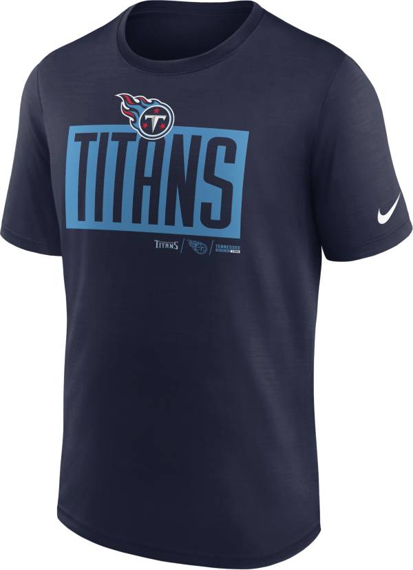 Nike Men's Tennessee Titans Exceed Block Navy T-Shirt product image