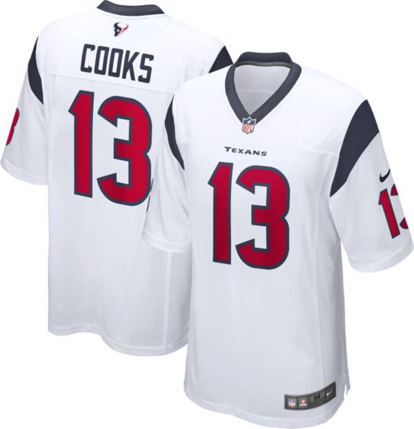 Nike Men's Houston Texans Brandin Cooks #13 White Game Jersey product image