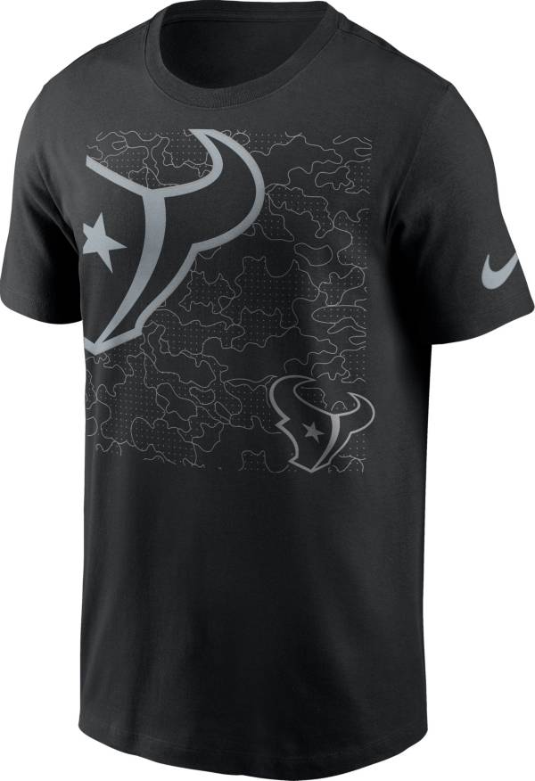 Nike Men's Houston Texans Reflective Black T-Shirt product image