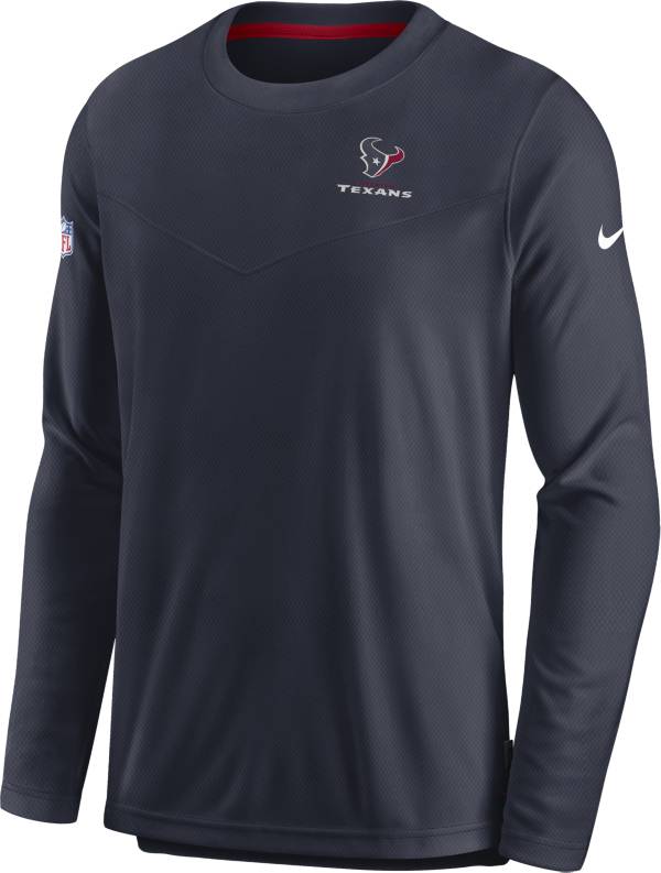 Nike Men's Houston Texans Sideline Lockup Navy Crew product image