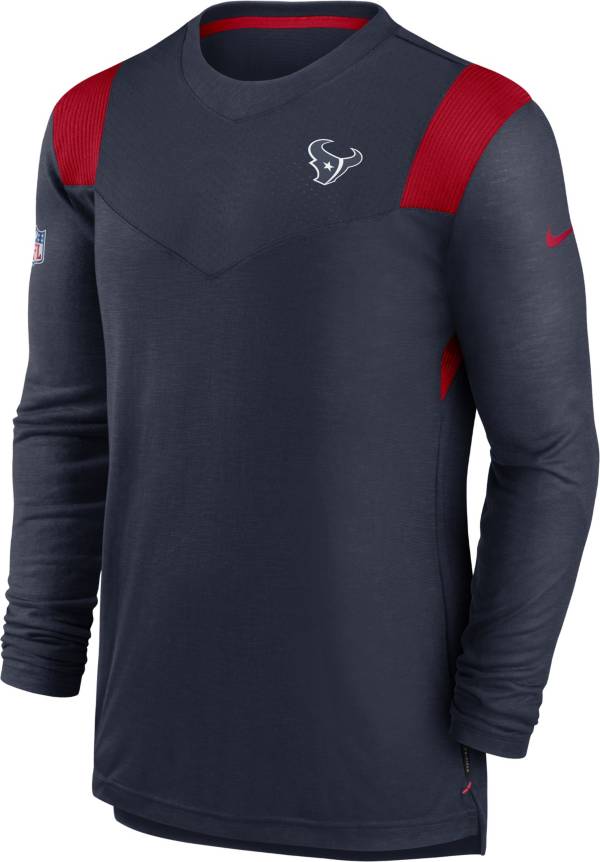 Nike Men's Houston Texans Sideline Player Long Sleeve Navy T-Shirt product image