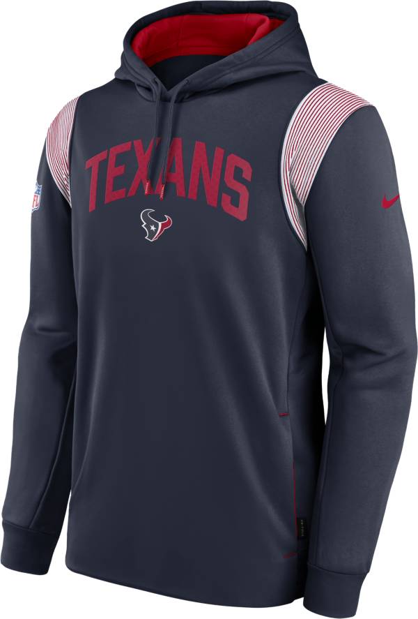 Nike Men's Houston Texans Sideline Therma-FIT Navy Pullover Hoodie product image