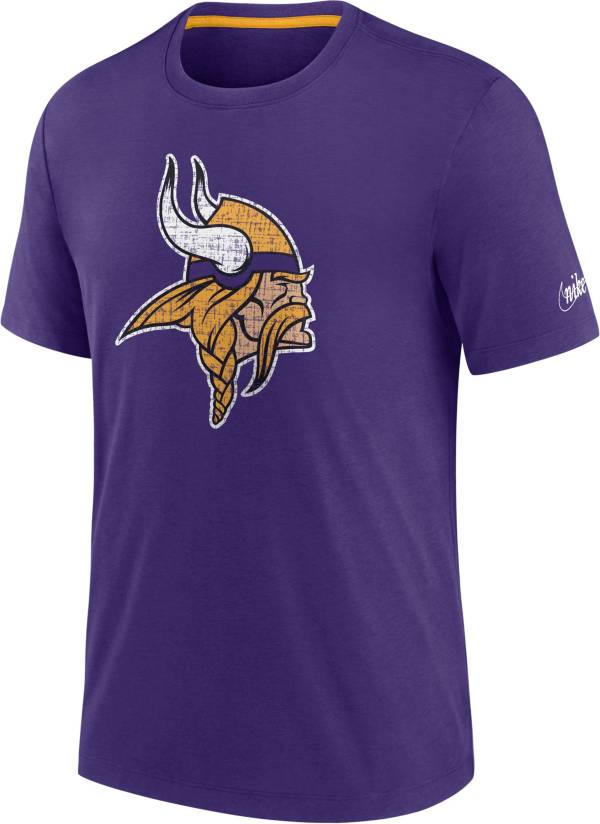 Nike Men's Minnesota Vikings Historic Logo Purple T-Shirt product image