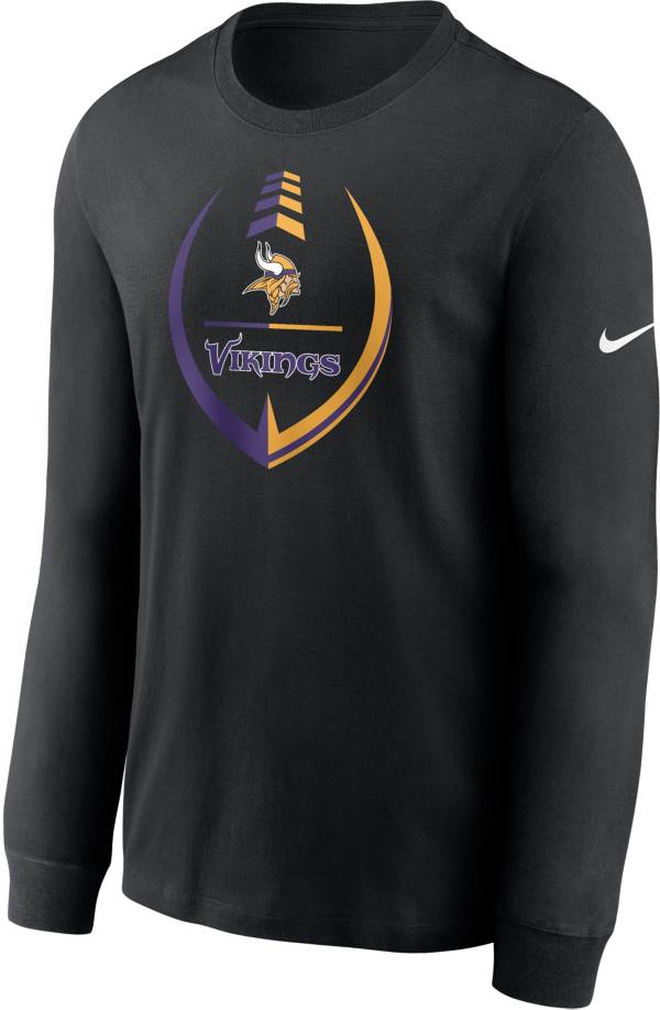 Nike Men's Minnesota Vikings Legend Icon Black Long Sleeve T-Shirt product image