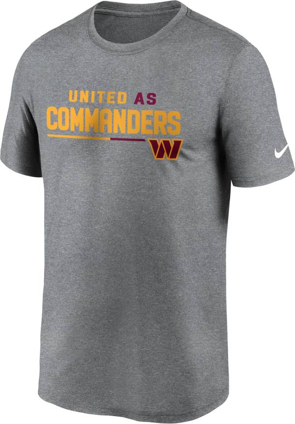 Nike Men's Washington Commanders United Grey T-Shirt product image