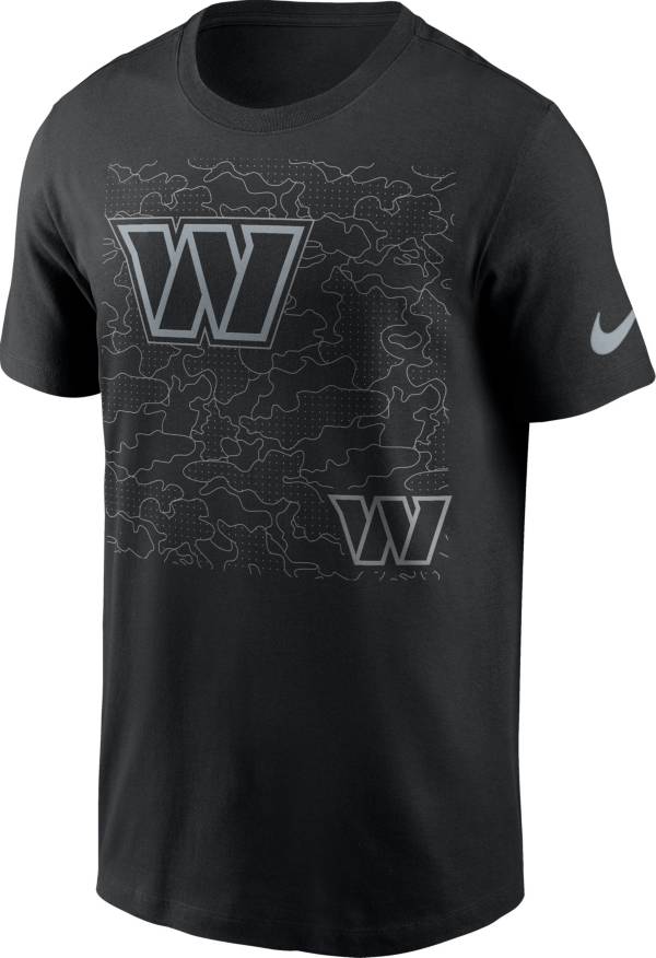 Nike Men's Washington Commanders Reflective Black T-Shirt product image
