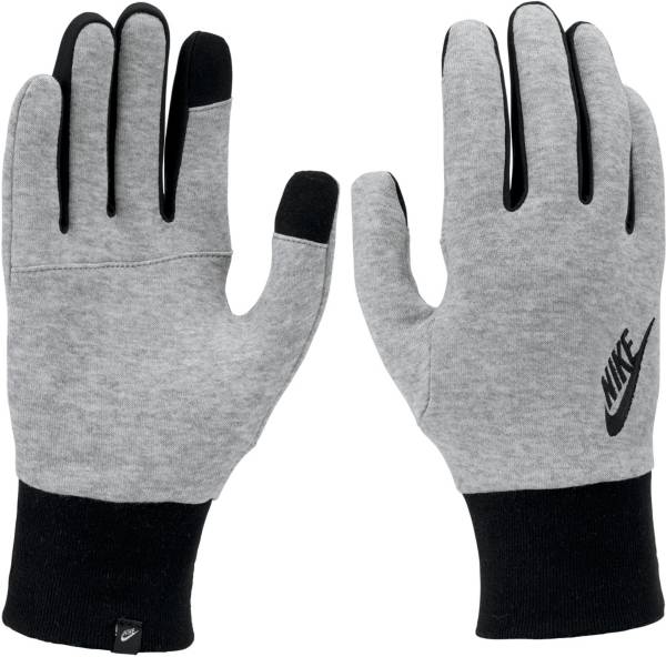 Nike Guantes Entrenamiento Hombre - Club Fleece 2.0 - dark  grey/heather/black/black 096