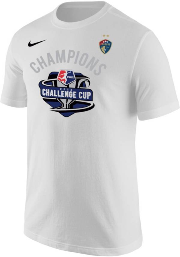 Nike 2022 Challenge Cup Champions North Carolina Courage Locker Room White T-Shirt product image