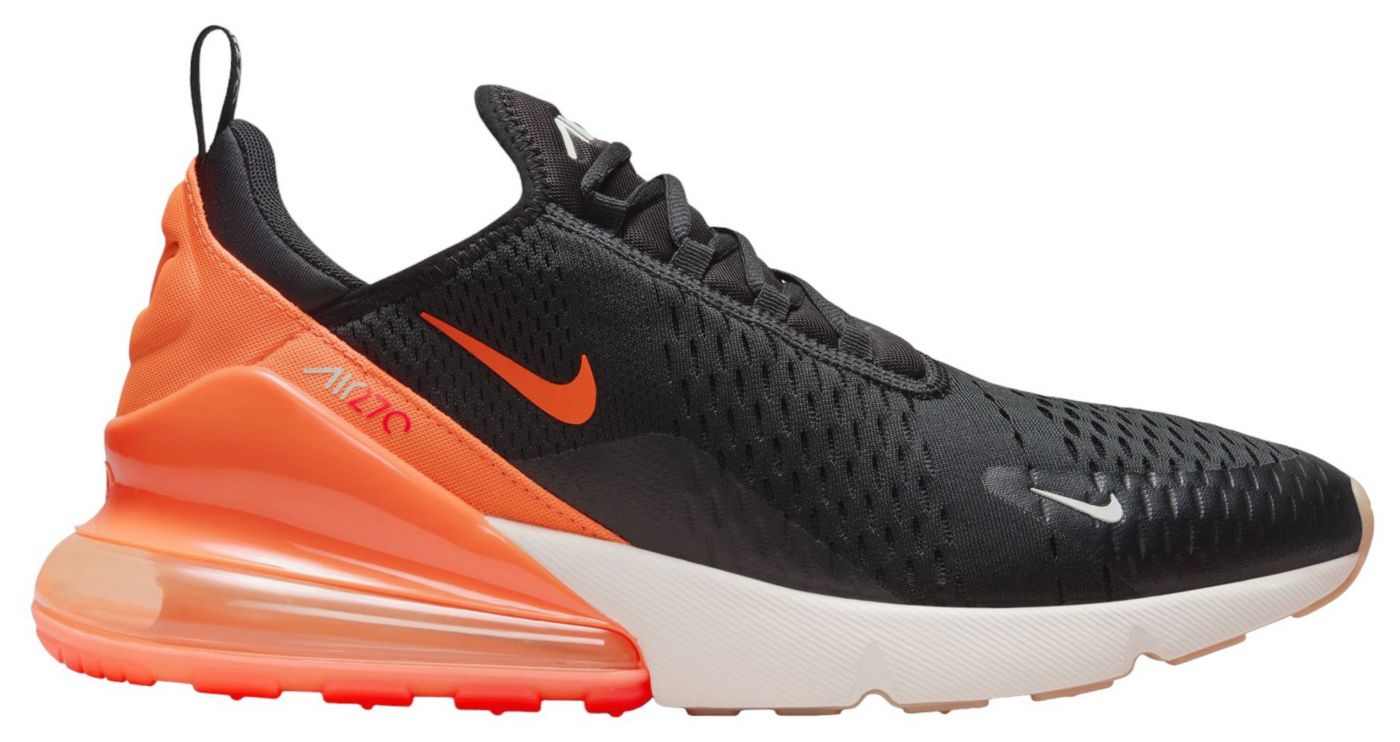 Orange black air max 270 hotsell