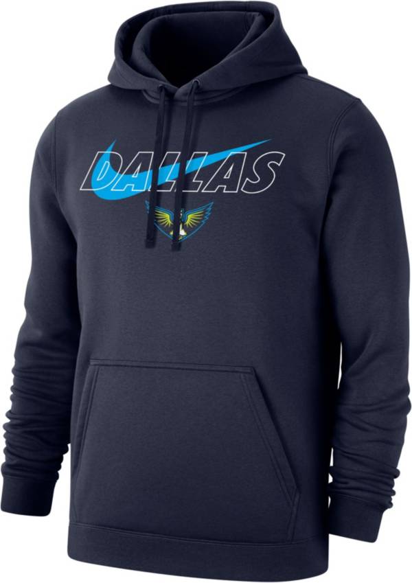Nike Men's Dallas Wings Navy Varsity Arch Pullover Fleece Hoodie product image