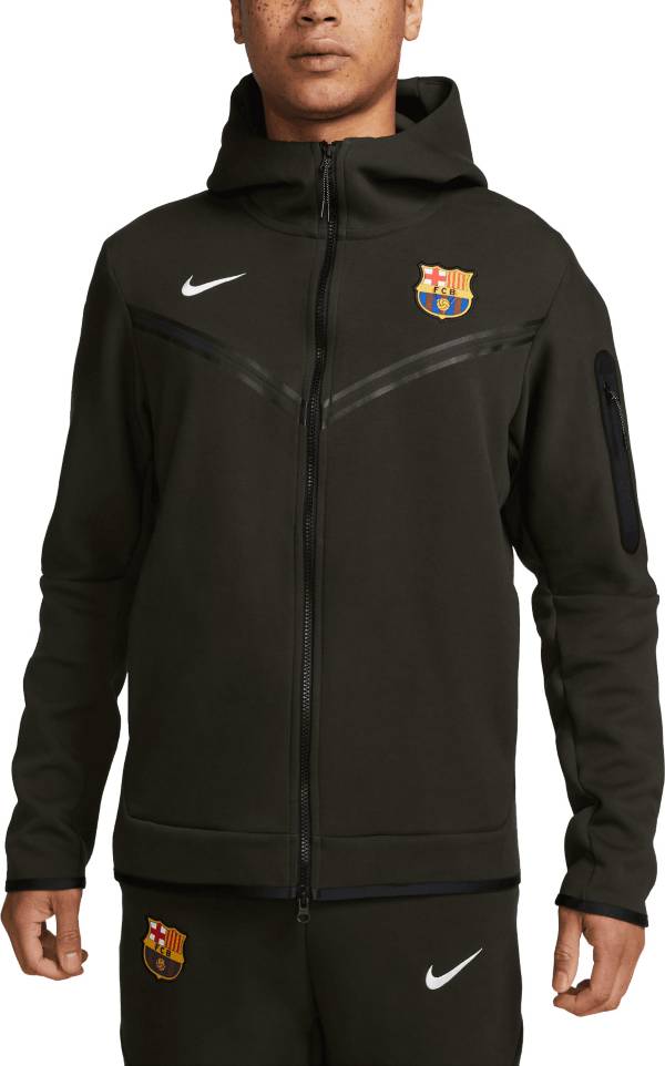 FC Barcelona Tech Fleece Gold/navy Presentation Tracksuit 2023 Nike ...