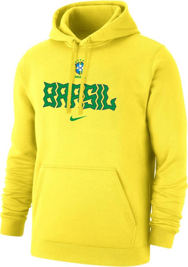 Nike Brazil '22 Club Yellow Pullover Hoodie product image