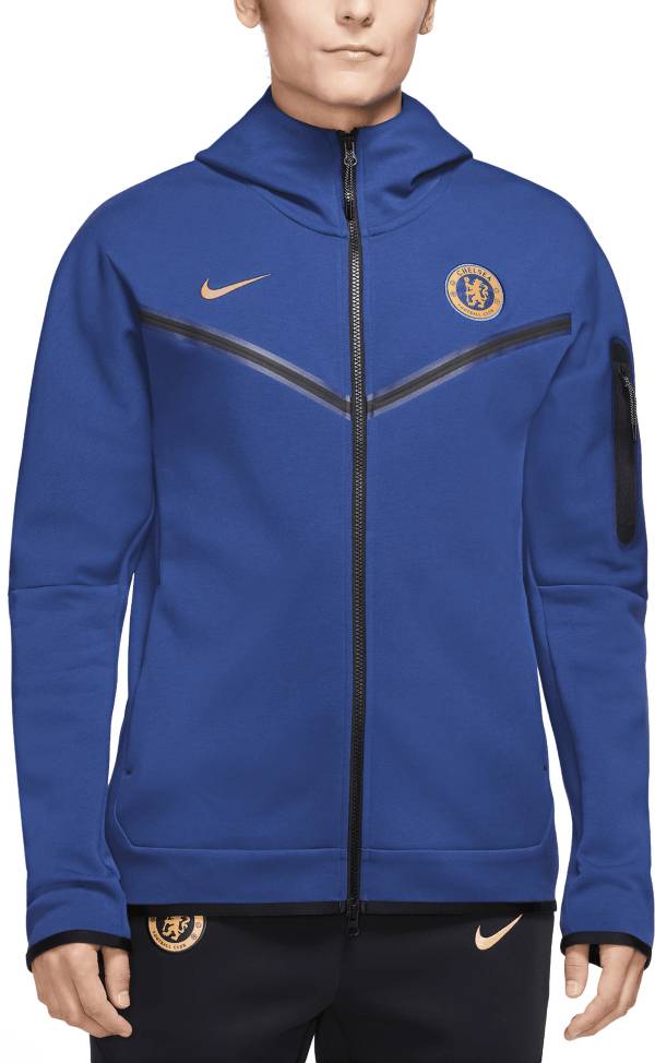 Nike Chelsea FC 2023 Tech Fleece Royal Blue Pullover Hoodie