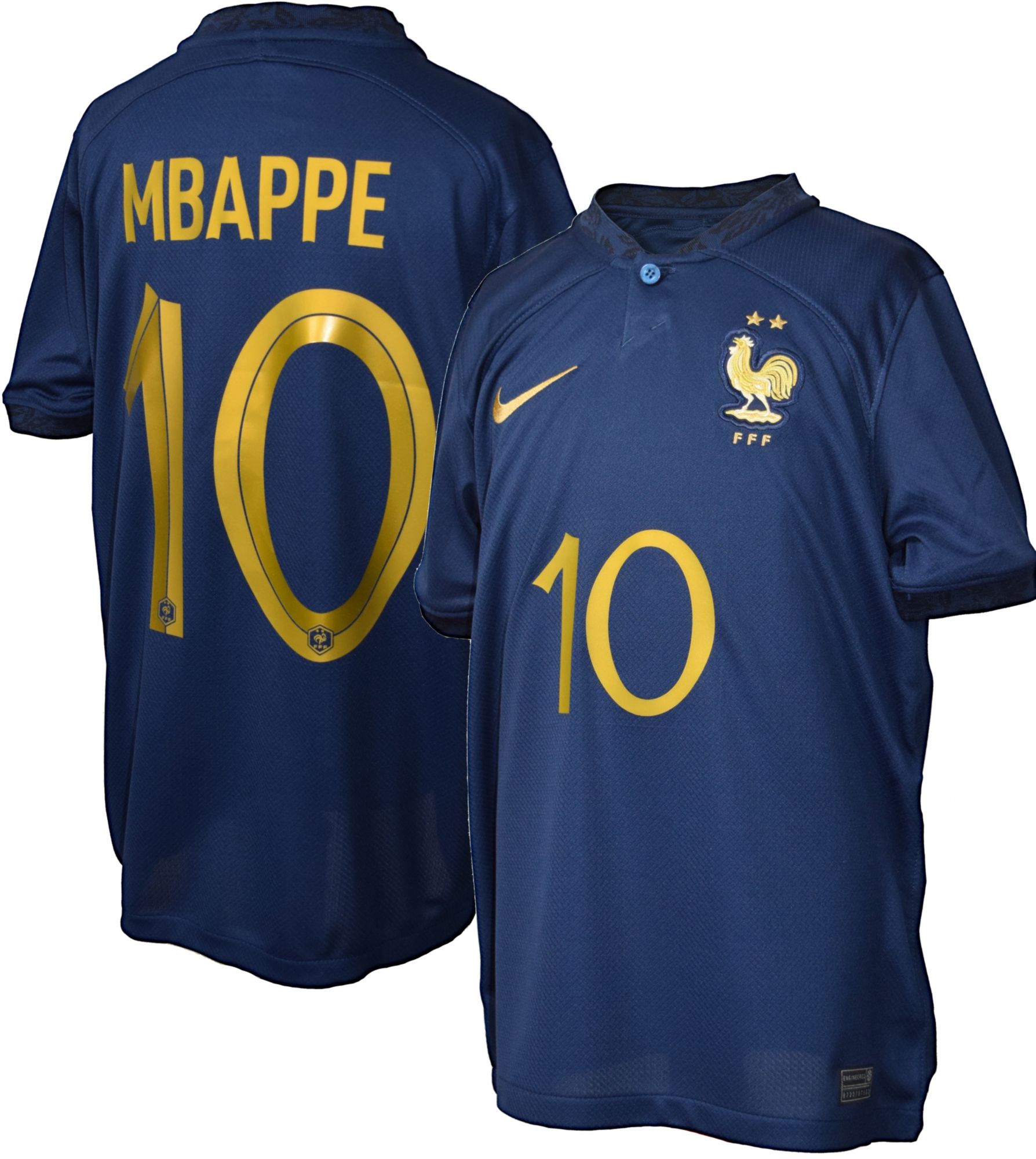 Men's Replica Nike Mbappe France Home Jersey 2022 DN0690-410 – Soccer Zone  USA