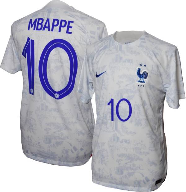 Verklaring Ik geloof atoom Nike France '22 Kylian Mbappé #10 Away Replica Jersey | Dick's Sporting  Goods