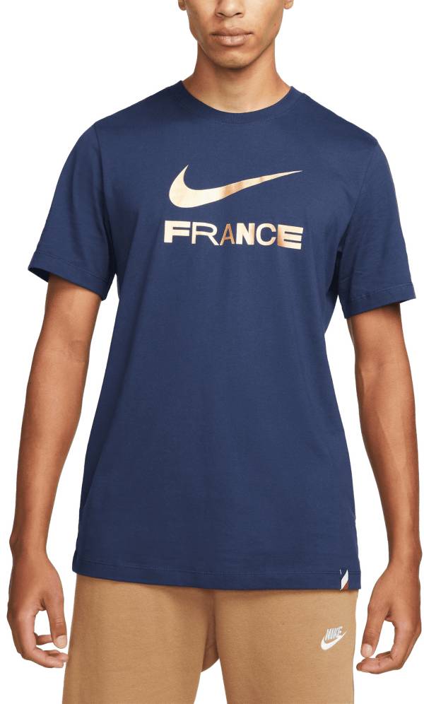 Nike France '22 Swoosh Navy T-Shirt product image