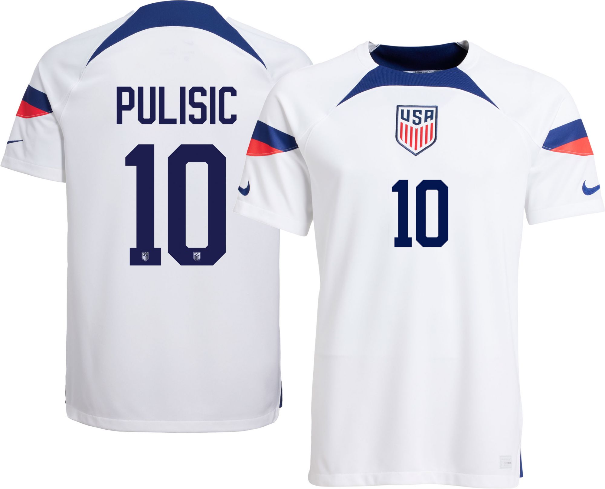 Nike USMNT '22 Christian Pulisic #10 