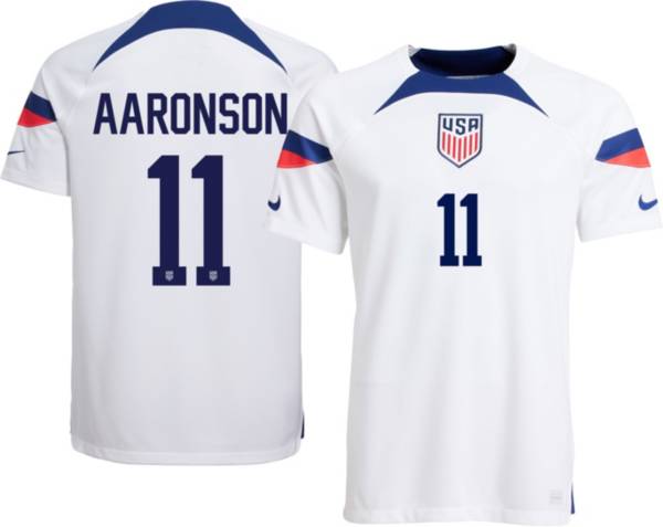 Nike USMNT '22 Brenden Aaronson #11 Home Replica Jersey product image
