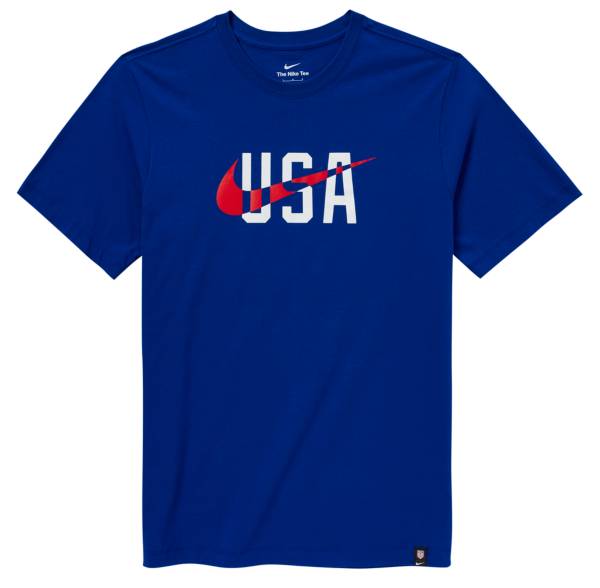 Nike USMNT '22 Swoosh Blue T-Shirt product image