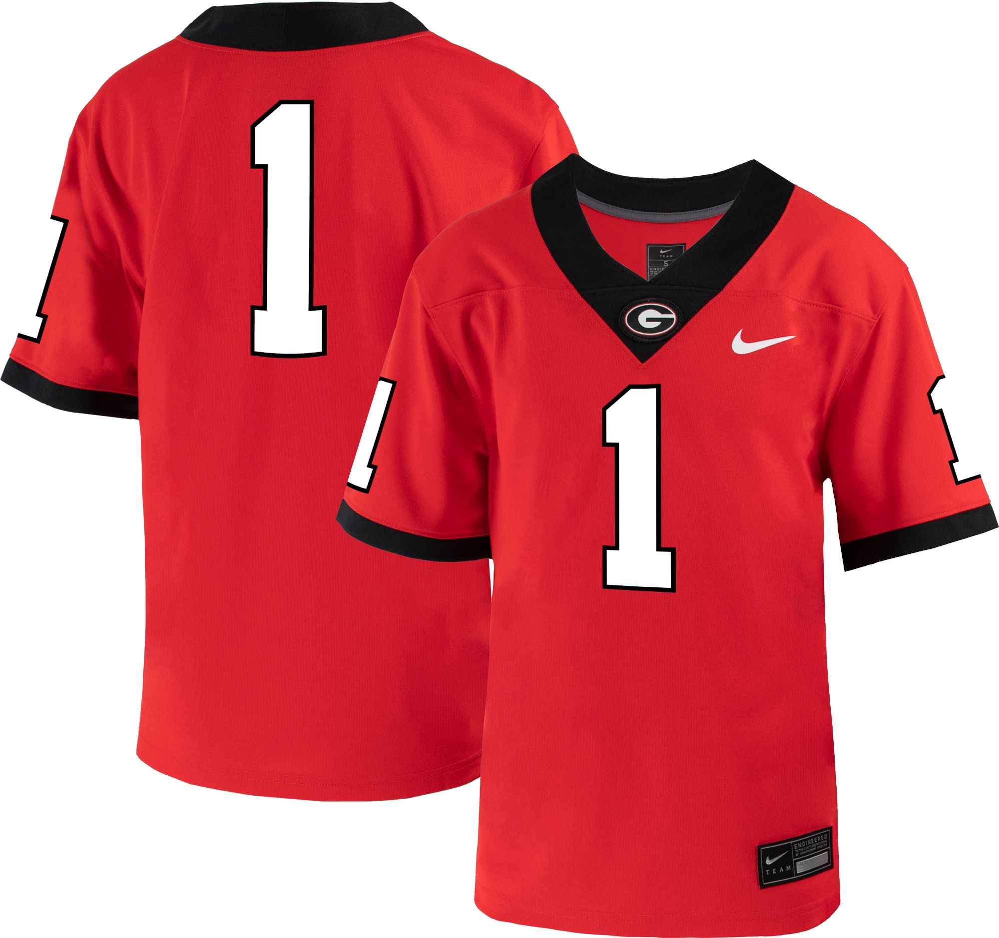 Nike Toddler Georgia Bulldogs #1 Red Untouchable Game Football Jersey product image
