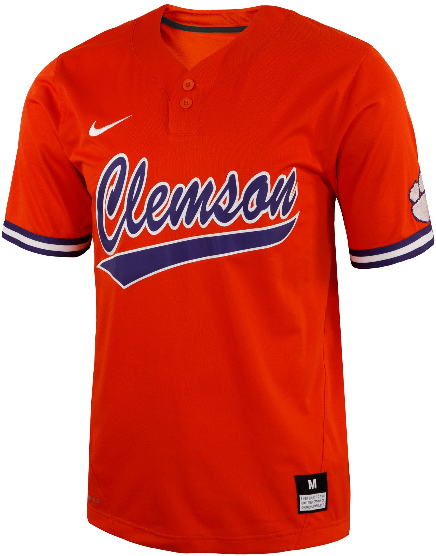 Nike Clemson Tigers Orange Two Button Replica Softball Jersey product image
