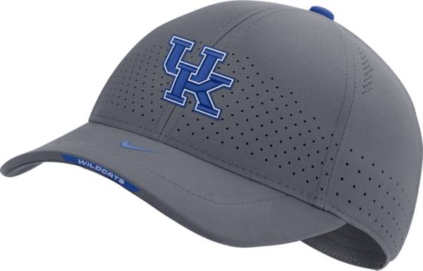 Nike Men's Kentucky Wildcats Grey AeroBill Swoosh Flex Classic99 Football Sideline Hat product image
