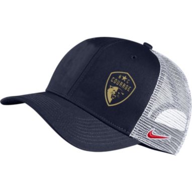 sorry, Nike North Carolina Courage 2023 Logo Navy Snapback Adjustable Trucker Hat is currently out of stock