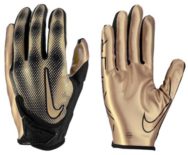 Nike vapor jet 5.0 football best sale gloves gold