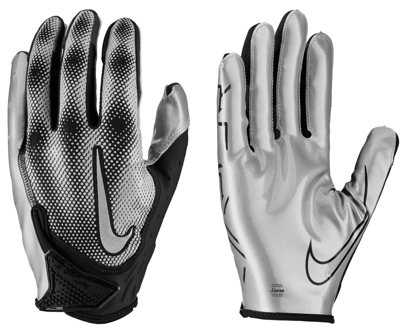 Nike men's adult vapor jet lightspeed football gloves on sale