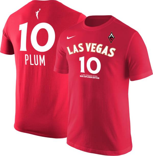 Nike Adult Las Vegas Aces Kelsey Plum #10 Red T-Shirt product image