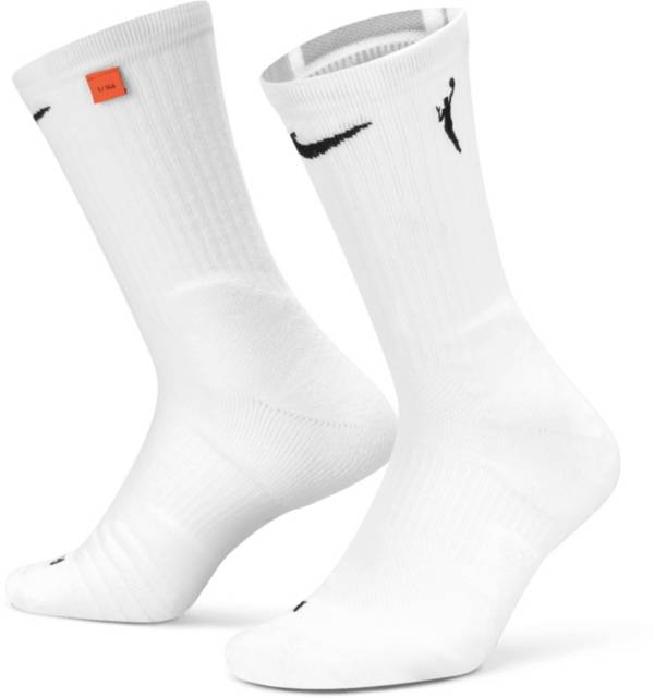 tieners Frons Voornaamwoord Nike Adult WNBA White Elite Crew Socks | Dick's Sporting Goods
