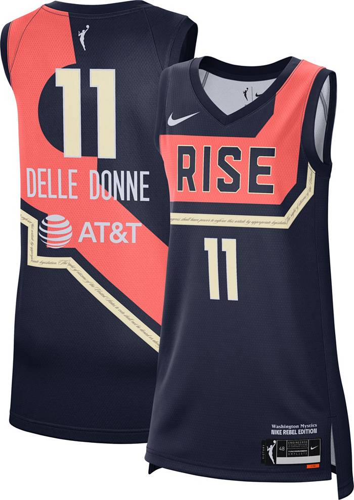 Lids Elena Delle Donne Washington Mystics Nike Rebel Edition Name & Number  T-Shirt - Navy