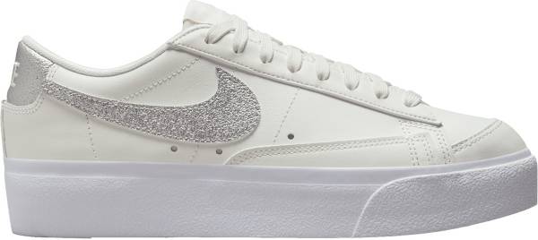 black and white nike blazer low