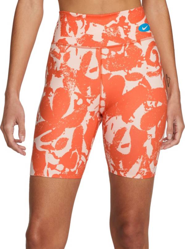 Nike Women's One Luxe Icon Clash Mid-Rise Training Bike Shorts product image