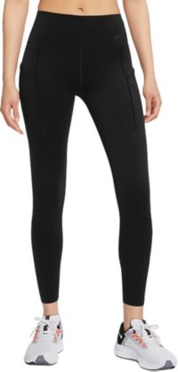Nike Women's Go Firm-Support Mid-Rise Full-Length Leggings with Pockets in  Orange - ShopStyle Plus Size Pants