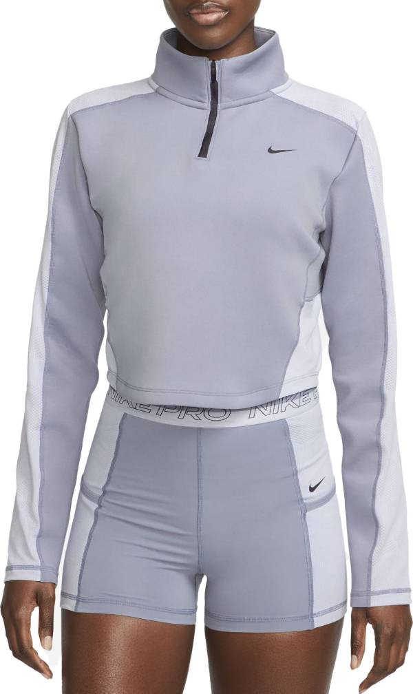 Nike Women's Dri-FIT Long Sleeve ¼ Zip Training Shirt | Dick's Sporting  Goods