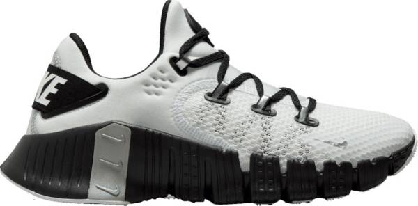 black and white nike free metcon 4