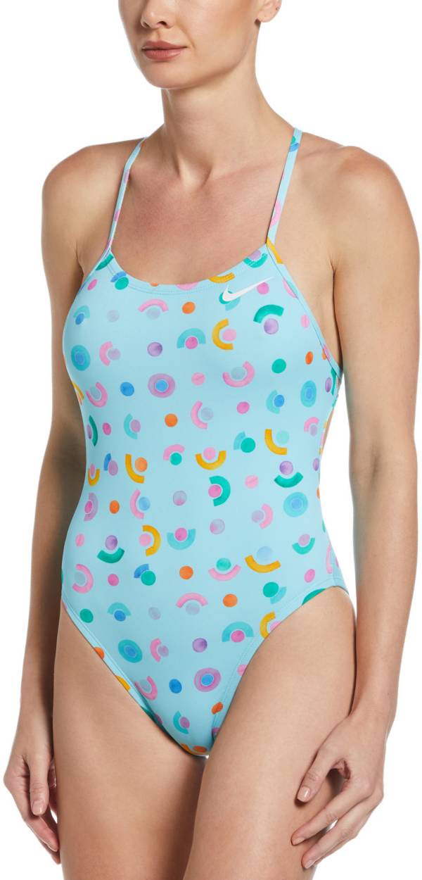 Nike Women's Lace Up Tie Back One-Piece Swimsuit product image
